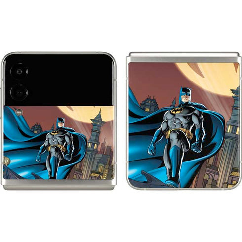DC Comics Batman Action Pose 90's art Galaxy Z Flip3 5G Skin